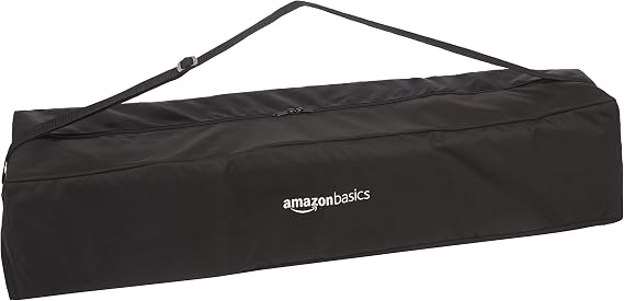 Amazon Basics Six Player Croquet Set with Wooden Mallets and Carry Case, Portable Party Game, Black