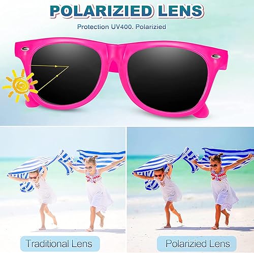 Miniatura 3 de GINMIC Gafas de sol para niños a granel, paquete de 36 lentes de sol para niños, regalos de fiesta, lentes de sol neón para niños y niñas, gran