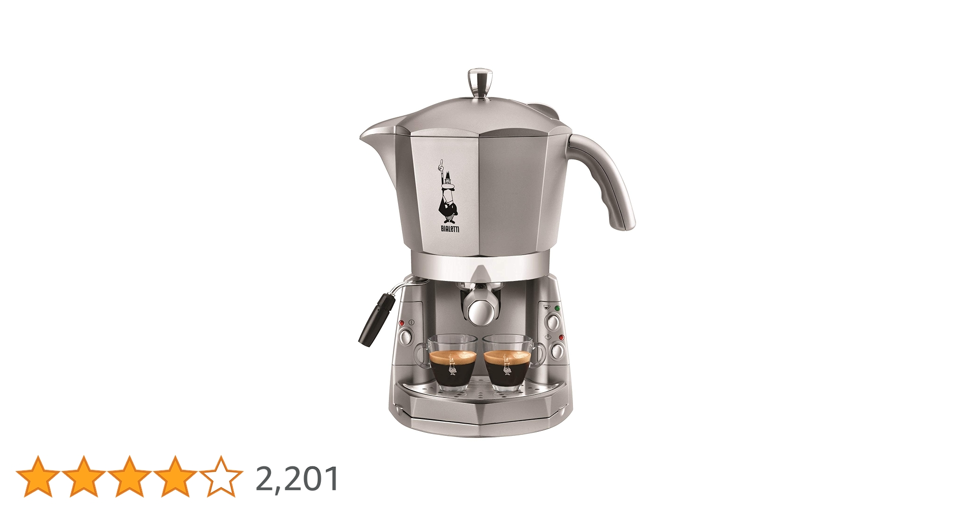 コーヒーメーカー・エスプレッソマシン BIALETTI Mokona CF40 Bialetti Mokona Silver 20BAR - CF40S : Amazon.com.be: Grocery