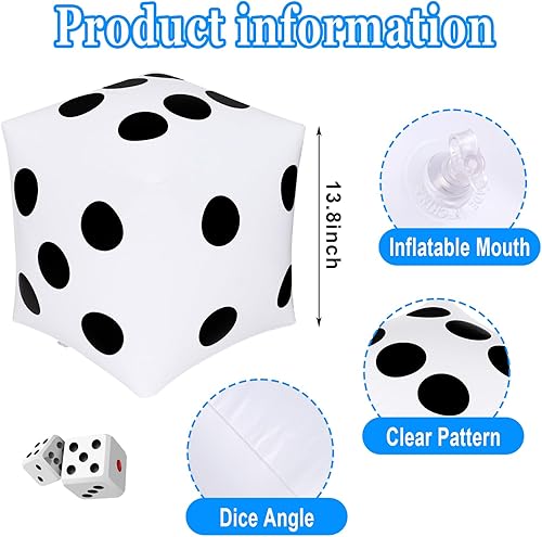 Miniatura 3 de Juguete inflable gigante de 13.8 pulgadas para juegos de césped, juegos de suelo al aire libre, paquete de 1