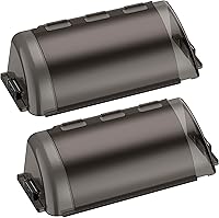 BYEWIRE Magnetic Adjustable Air Vent Deflector 10-14 Inches, 2PCS for Floor Wall Ceiling Vents - Direct Heat AC Airflow, Save Energy