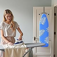 Vista 2 de Soporte para tabla de planchar para montaje en pared/sobre la puerta, colgador de tabla de planchar, soporte de pared de metal para cuartos