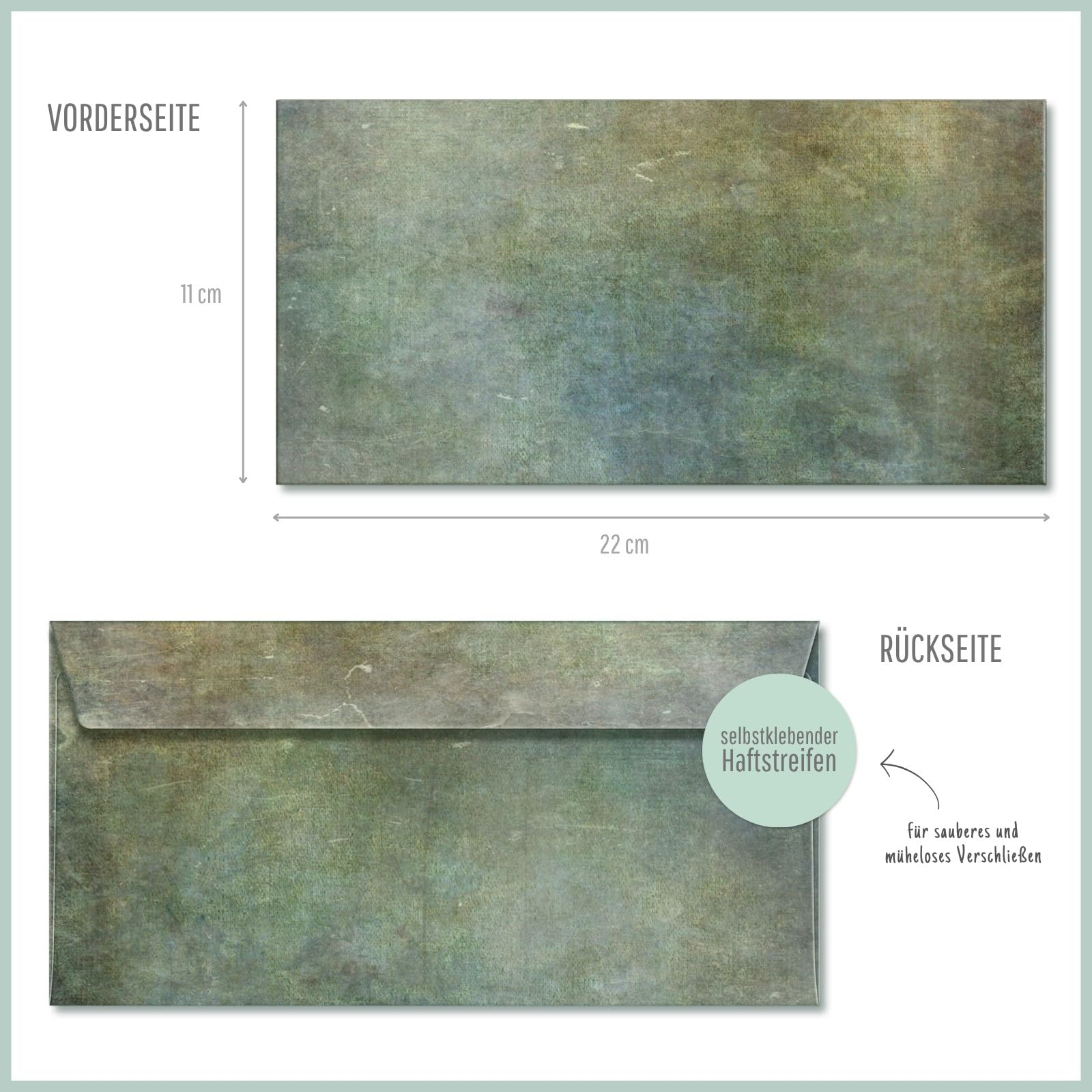 GESCHENKGUTSCHEINcom Gutschein-Set - 50 Gutscheine mit Umschlag & Schleife für Kosmetiksalon Wellness Massageinstitute, blanko zum selber Ausfüllen