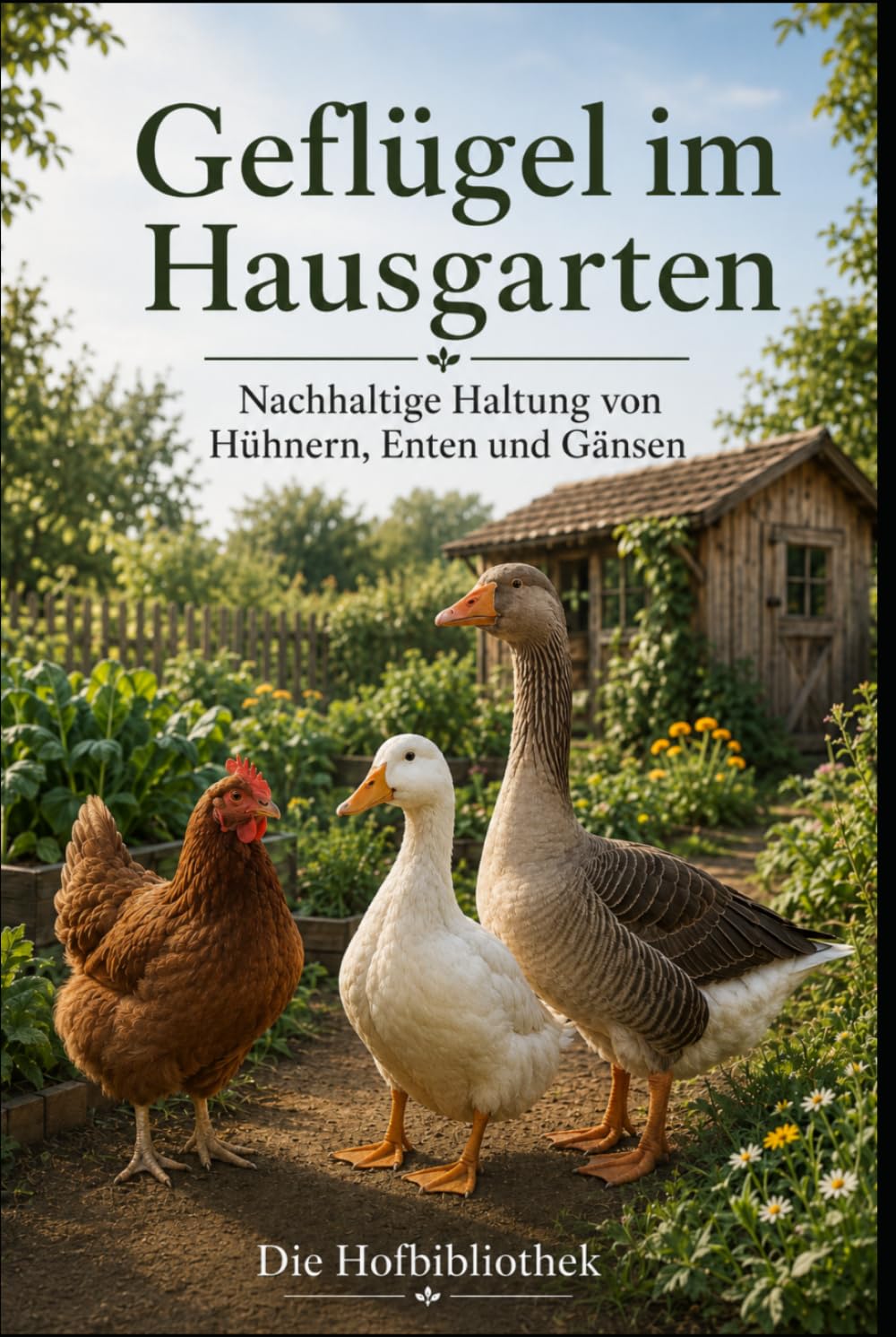 Geflügel im Hausgarten halten: Nachhaltige Haltung von Hühnern, Enten und Gänsen für Eier, Fleisch und gesunde Gärten