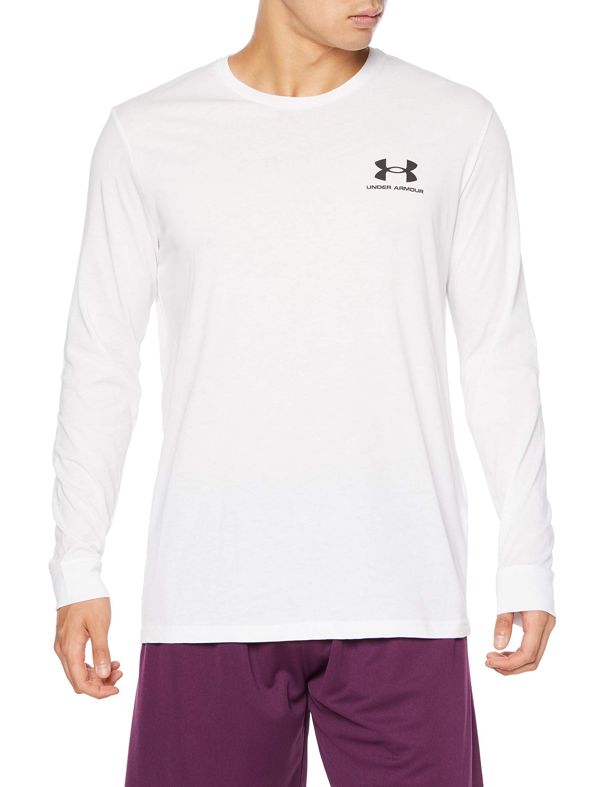 Under Armour UA Sportstyle Left Chest LS White
