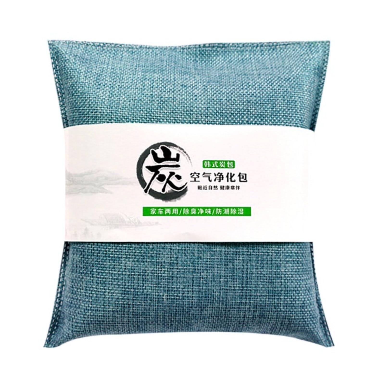 Bolsa purificadora de aire de carbón activado de 500 g, absorbente de olores natural, desodorante de olor natural, bolsa de ambientador de coche, absorbentes de olores de aire para automóvil, hogar