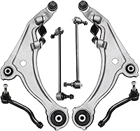 Vista 307 de Detroit Axle - Kit de suspensión delantera RWD para Chrysler 300 Dodge Challenger Charger Magnum, brazos de control superior con barras