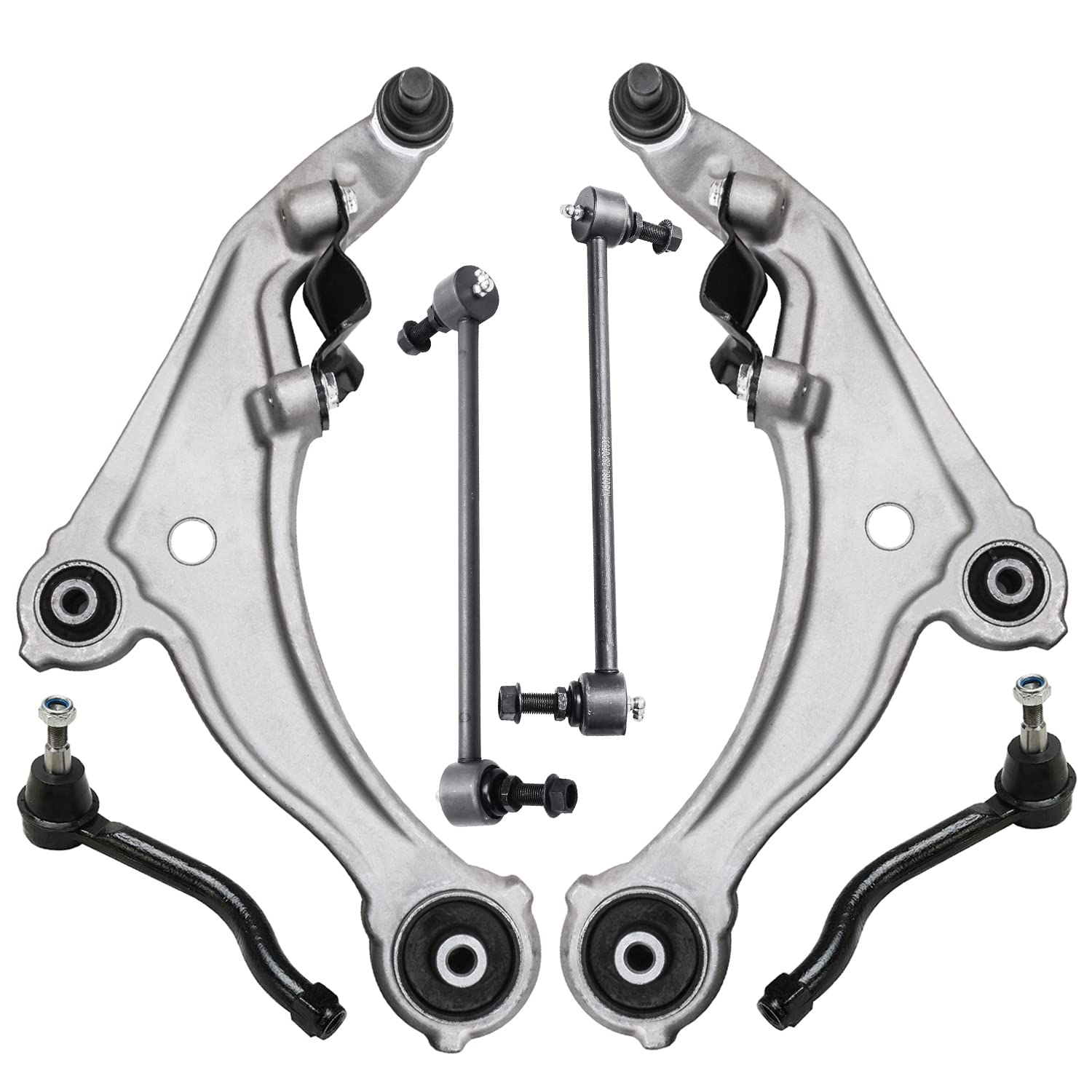 Detroit Axle - 6pc Front End Control Arms Kit for 09-14 Nissan Maxima, 2