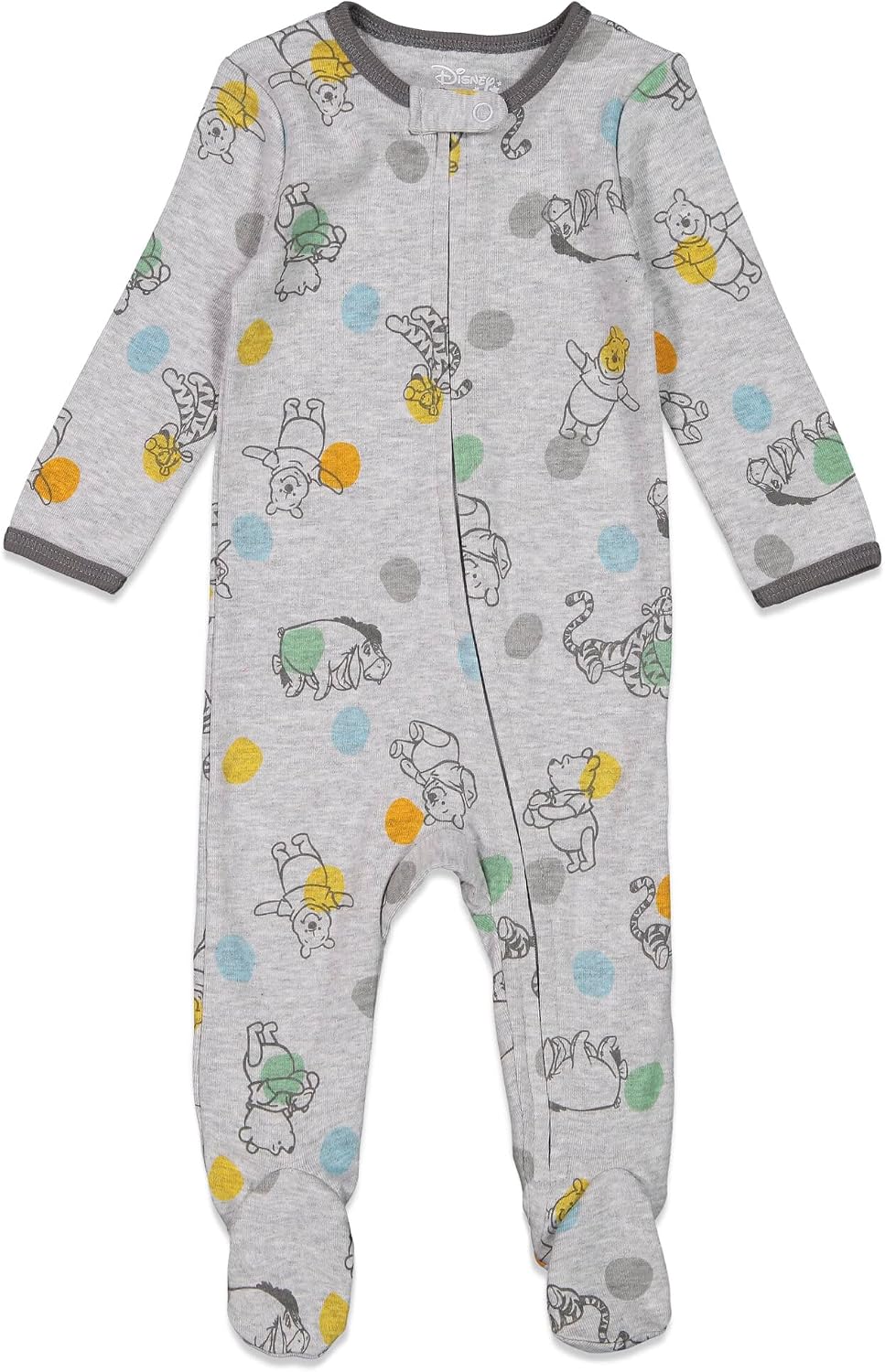 Disney Baby Boys' 2-Pack Footed One-Piece Sleep N' Play Newborn to Infant