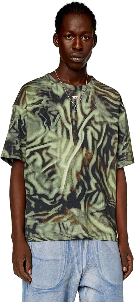 DIESEL カモフラージュ柄 Tシャツ XSサイズ