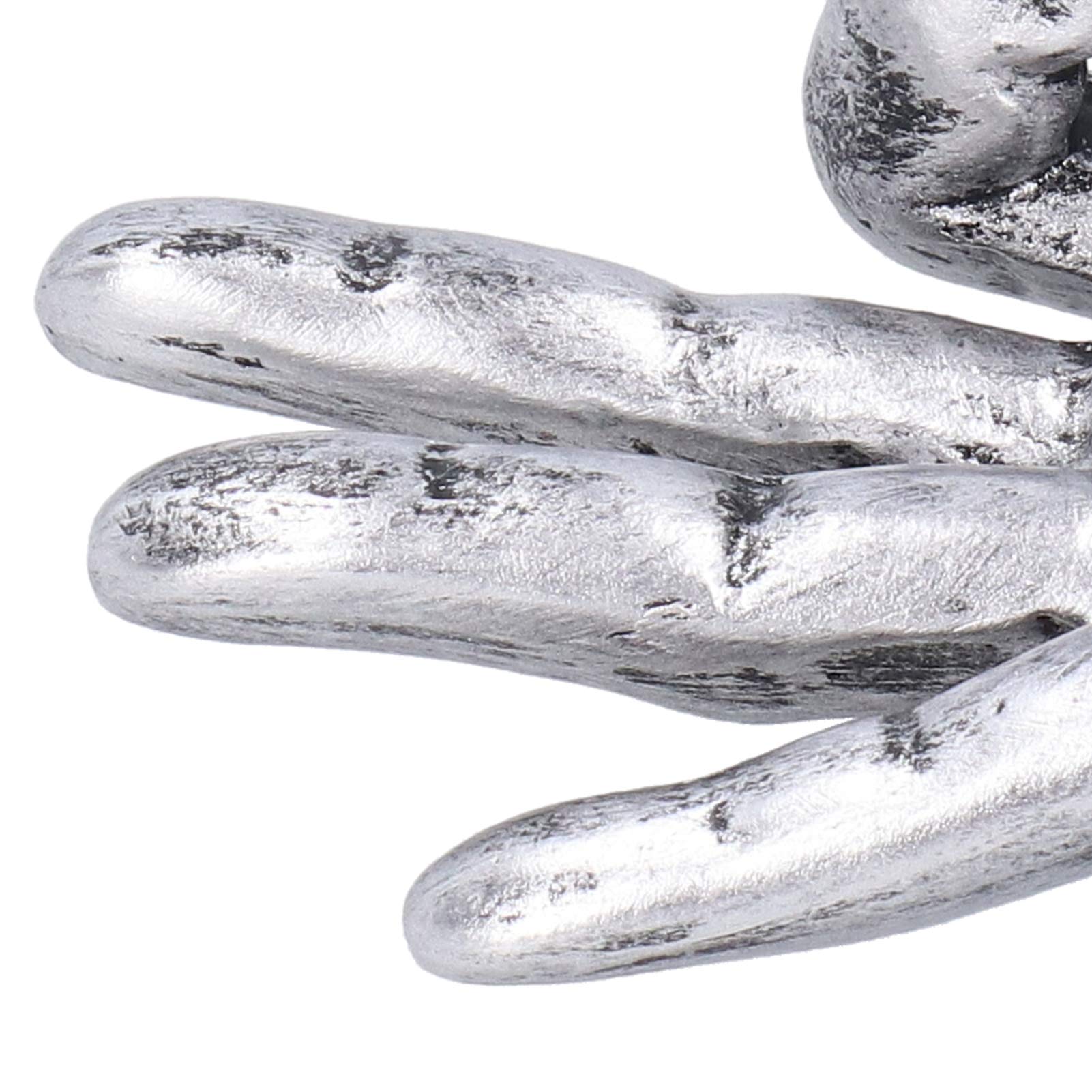 Liefde vinger standbeeld modern, gouden gebaar decoratie, moderne kunst sculptuur gepersonaliseerde vinger perfect voor creatieve bruiloft en desktop decoratie