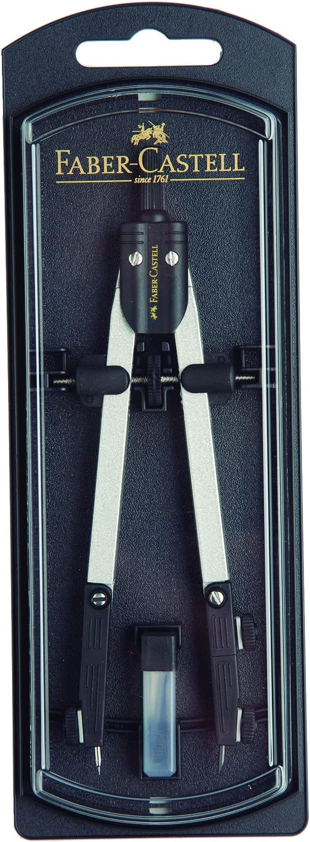 FABER CASTELL COMPÁS ARTICULADO DE AJUSTE RÁPIDO Y ADAPTADOR UNIVERSAL