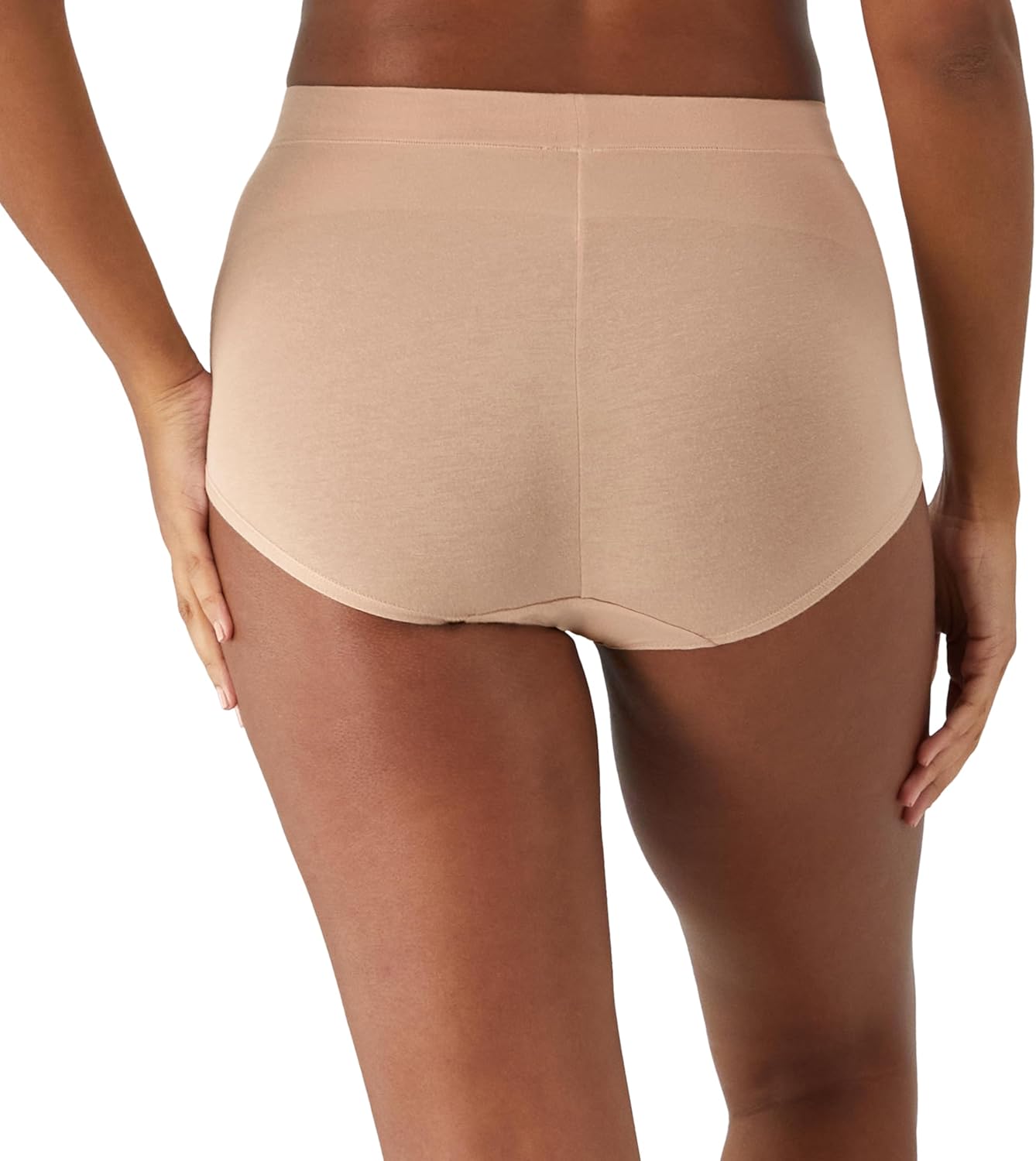 Bali womens Breathe Lace Shaping Brief, Breathable Modal Firm Control Shapewear Panty, 2-pack - Image 2