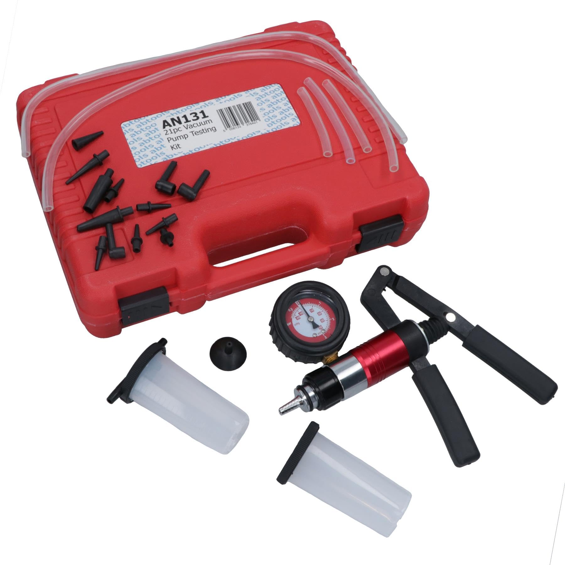 AB Tools Urządzenie Pompa próżniowa Tester odpowietrzania hamulca odpowietrzającego zestaw płynu 21pc
