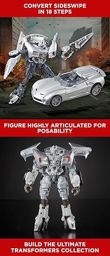 Miniatura 5 de Transformers Studio Series 29 Deluxe Class Dark of The Moon Sideswipe Figura de acción