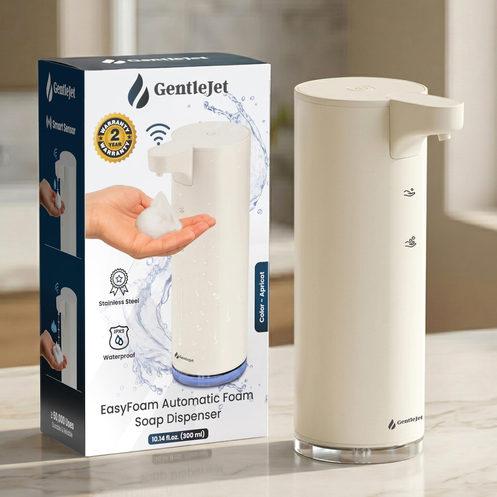 GentleJet EasyFoam Automatic Foaming Soap Dispenser