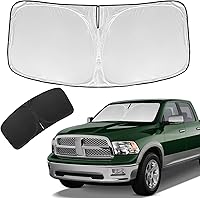 Vista 32 de Parasol de 4 capas para parabrisas, ajuste personalizado, tela 240T, parasol retráctil que bloquea los rayos ultravioletas, accesorios para automóvil