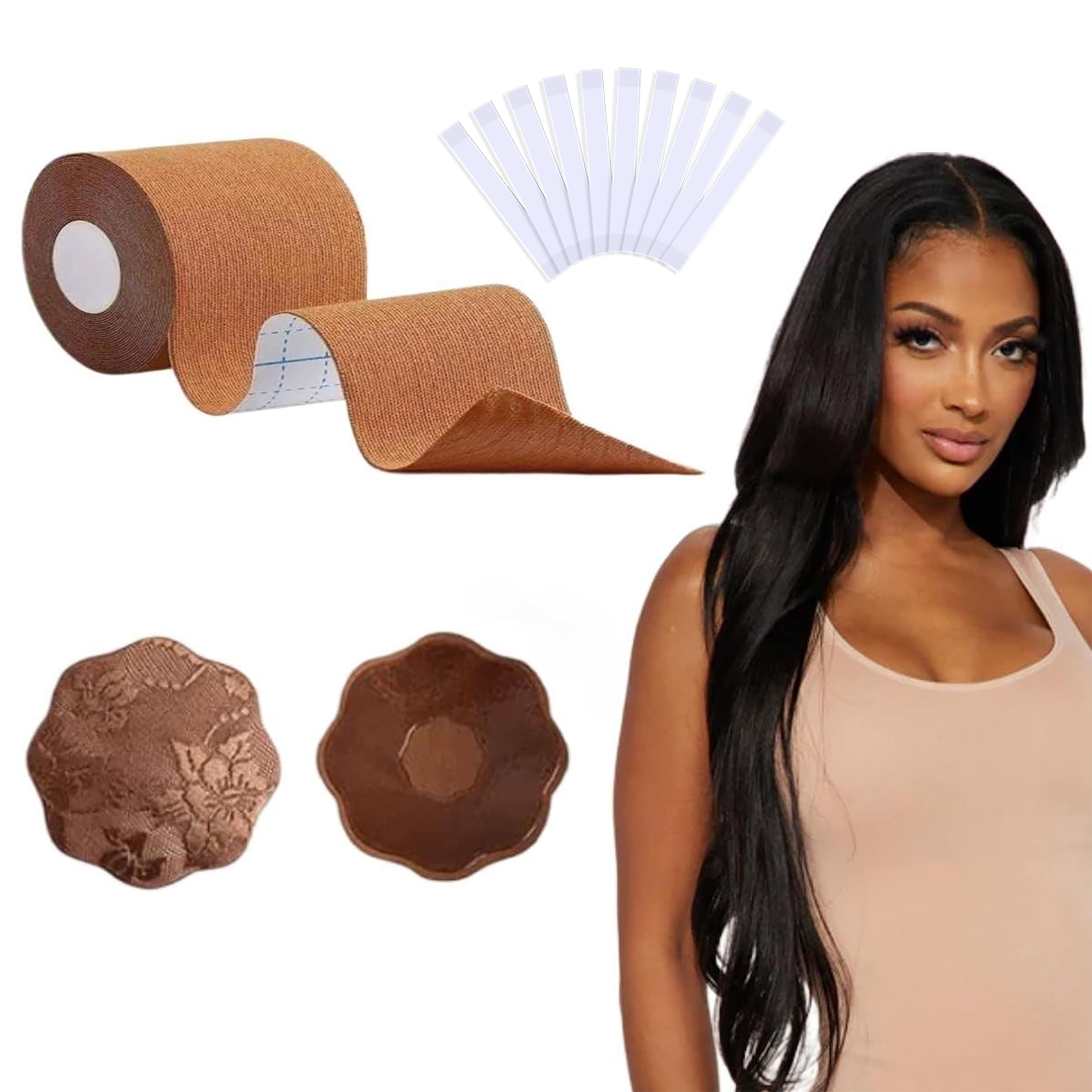 Boob Tape for Breast Lift, Breast Tape, Breast Petal Adhesive Bra