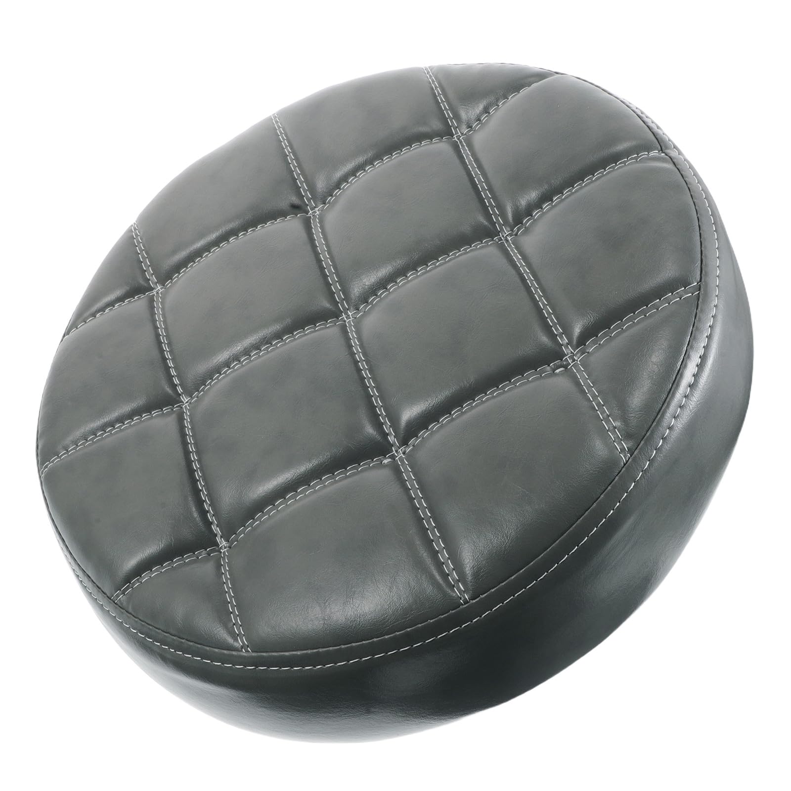 Coussin de siège rond en mousse et cuir synthétique à installation rapide