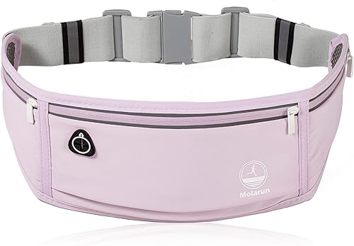 Miniatura 8 de Cangurera delgada para correr, bolsa para cinturón para senderismo, ciclismo, deportes, corredores, cinturón de viaje, soporte para teléfono para