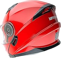 Vista 47 de 1Storm - Casco modular de cara completa para motocicleta, protector solar de doble visera: modelo Modular901, visera ahumada