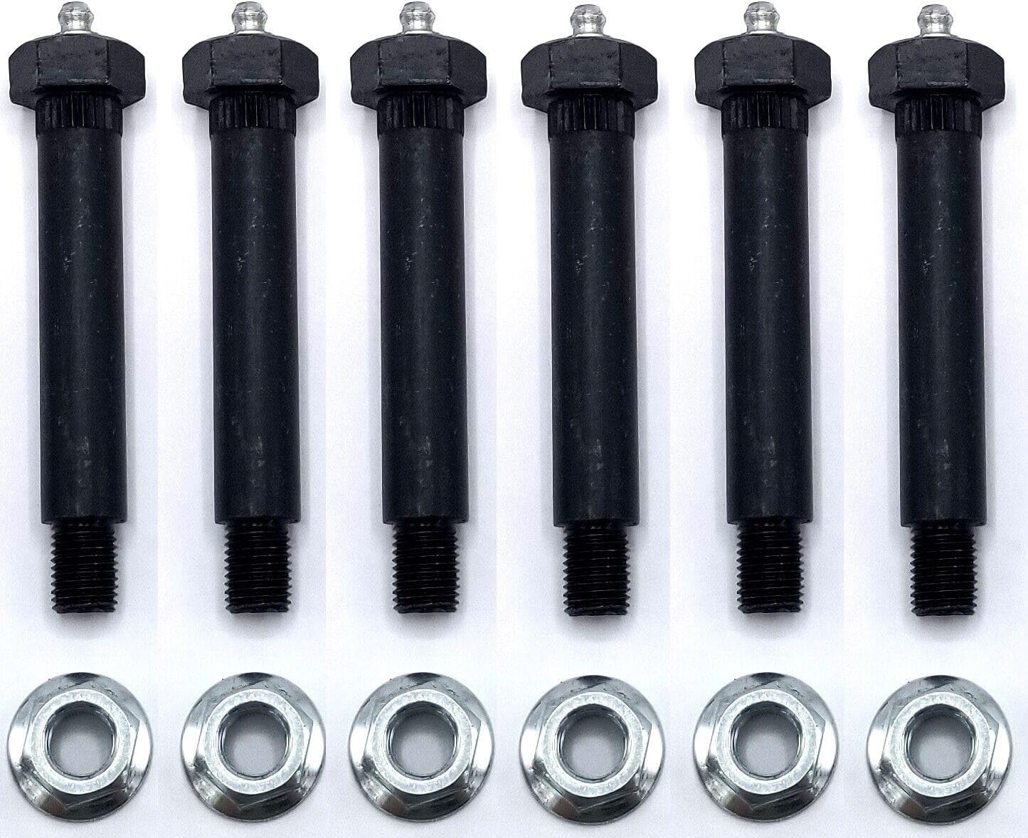 Generic FA72361 7236 SIX 9/16"" x 3.4"" Wet Greaseable Bolt w/Step Down for 2"" Leaf Springs FA-7-236-1 7-236