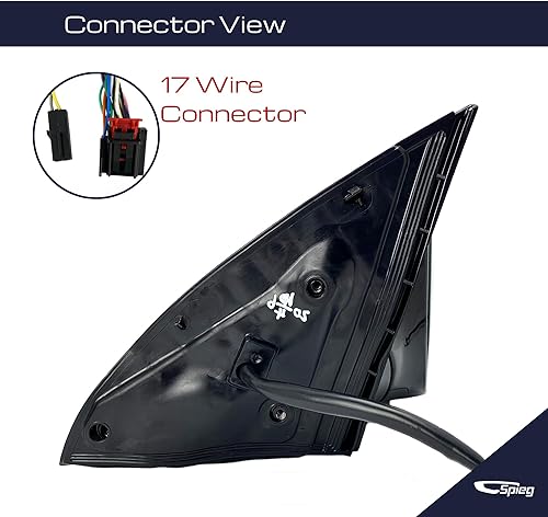 Miniatura 6 de Spieg Reemplazo del espejo lateral del pasajero para Audi Q7 2010-2015 Lámpara de charco de señal de giro Power Folding Lane Assist BSM Memory Auto