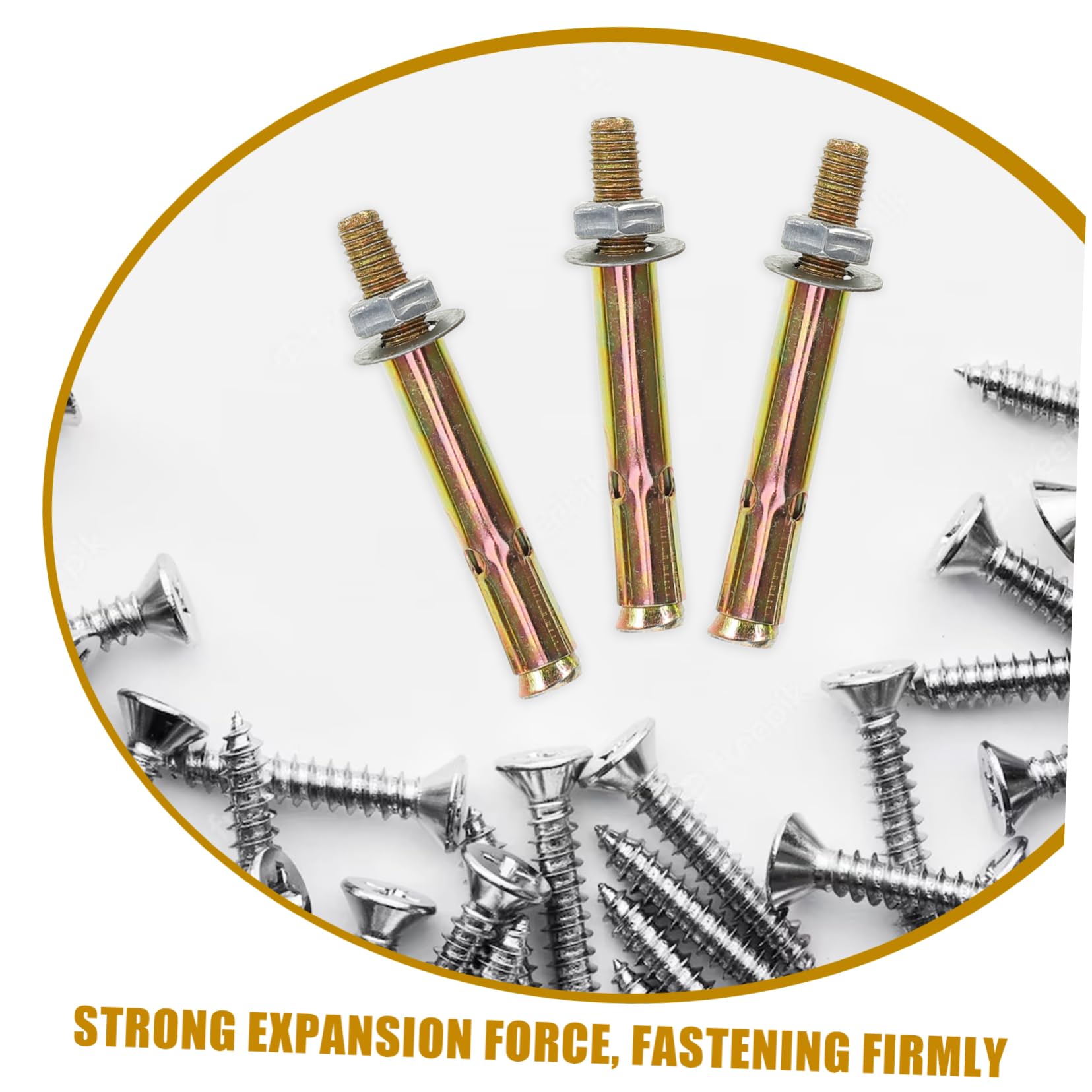 Tacos de expansión de metal, robustas extensiones con tornillos