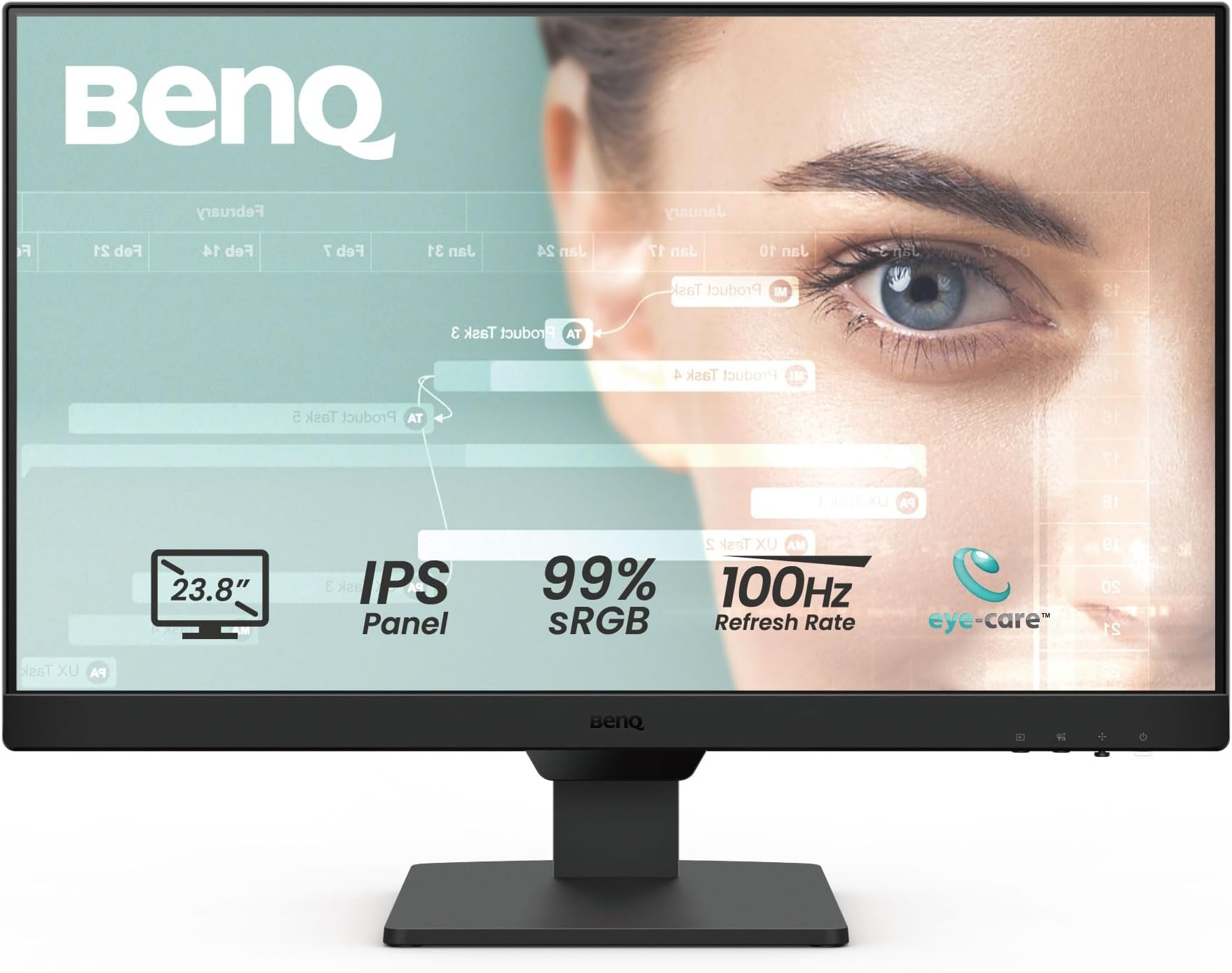 BenQ GW2490 Écran d'ordinateur 24 pouces FHD 1920 x 1080p | IPS | 100 ...