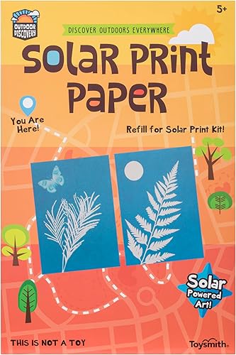 Papel de impresión Toysmith de repuesto, sensible al sol, Blanco