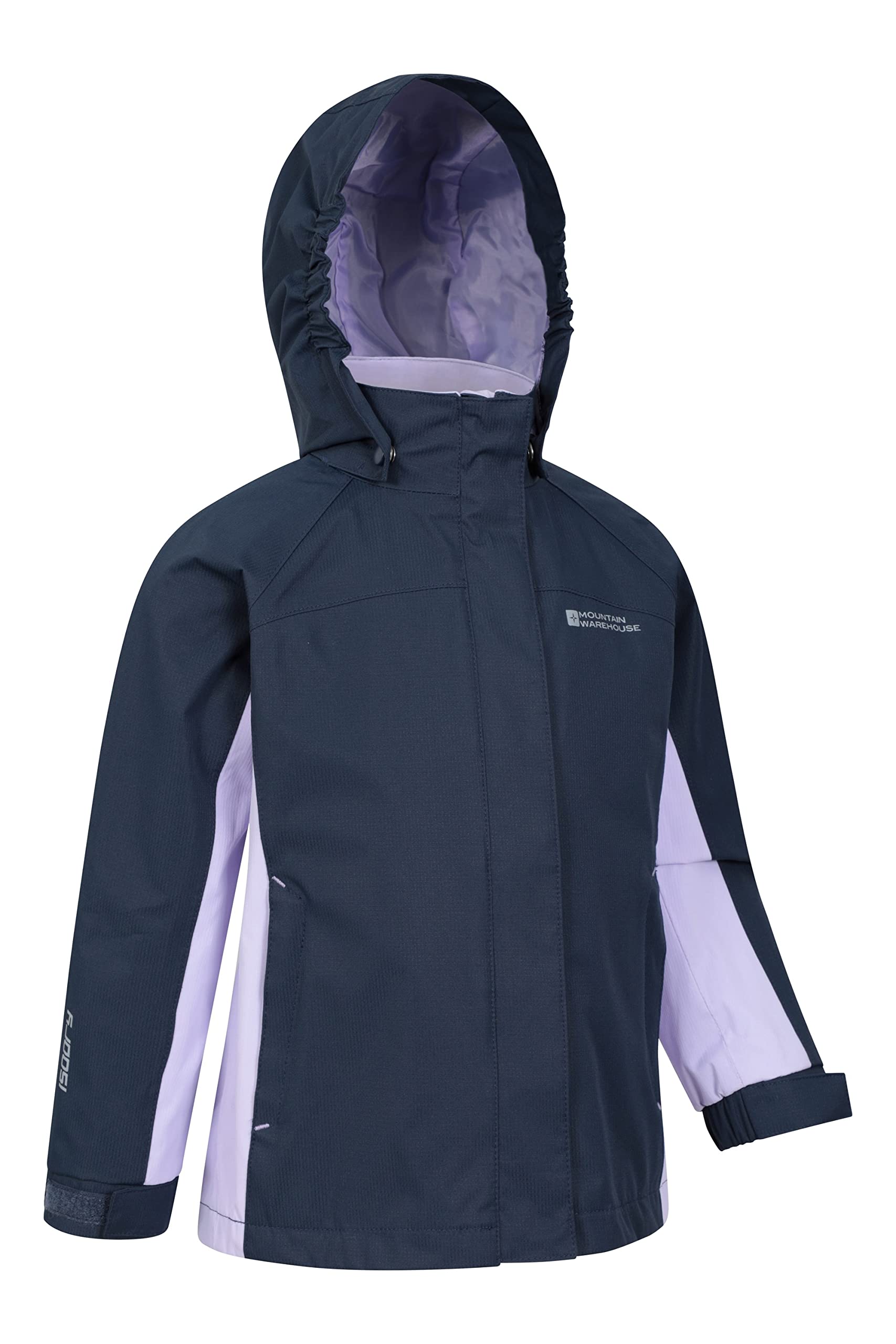 Mountain Warehouse Shelly II Chaqueta de los Cabritos - Impermeable, Impermeable, Costuras Selladas para niños, puños Ajustables, Bolsillos para niños y niñas