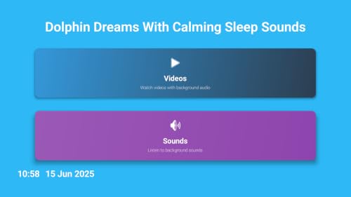 Dolphin Dreams - Serene Ocean Ambience With Relaxing Music TV Screensaver – vue 3