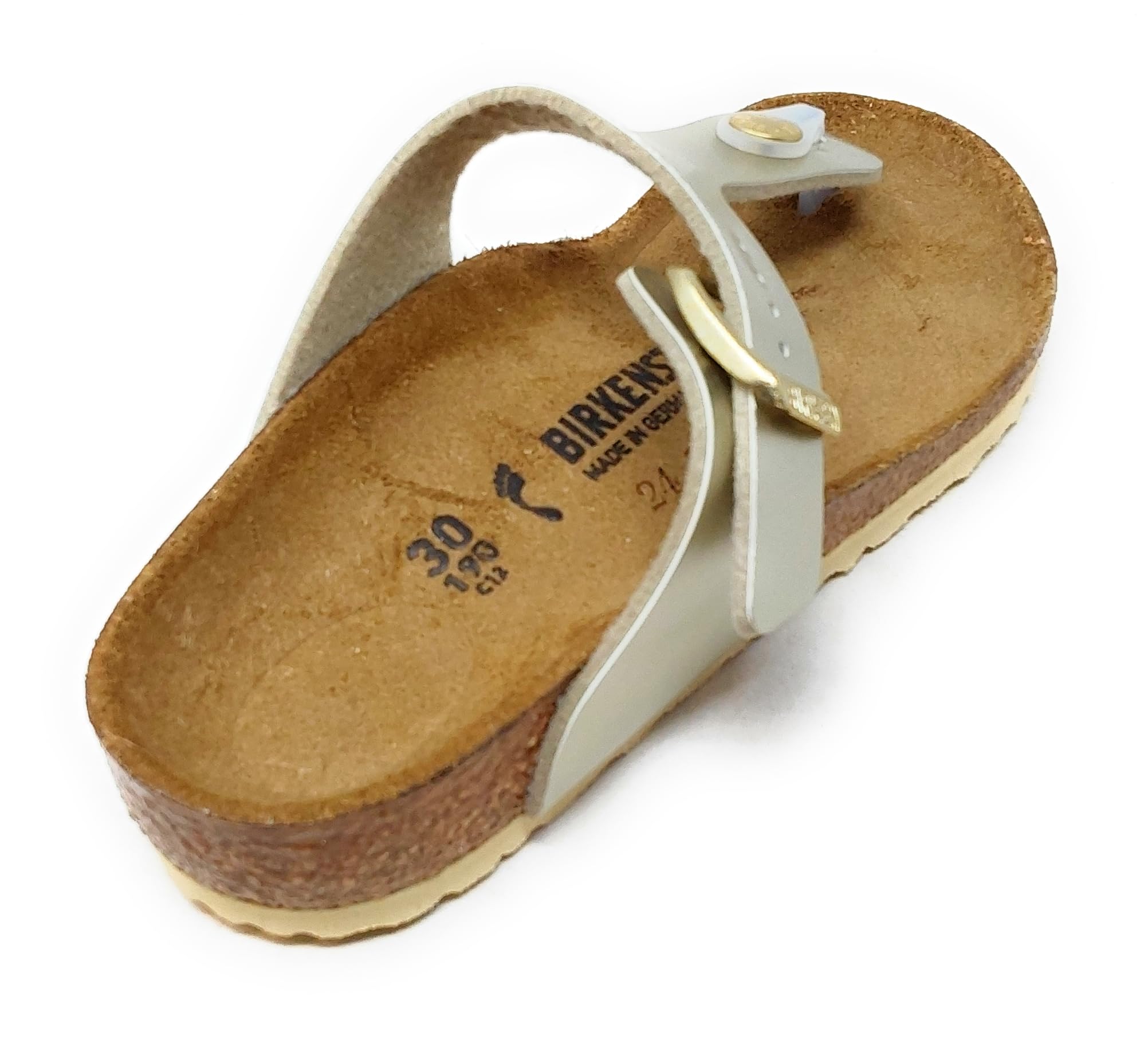 Birkenstock Gizeh Infradito 1015593 oro (Electric Metallic Gold),EVA Sughero e Pelle,Made in Germany
