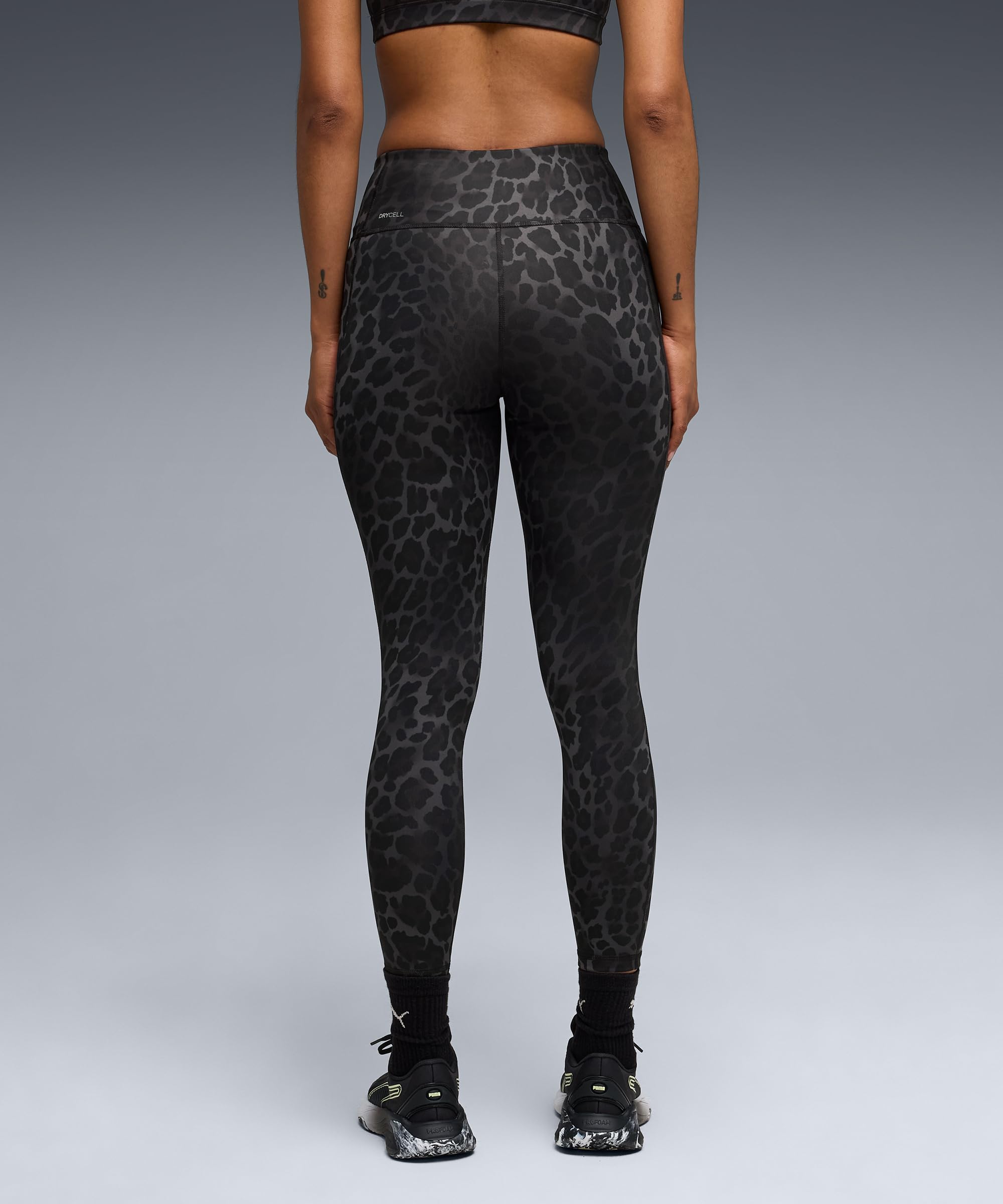 PUMA Unisex W Tad Essential Spotted Haze Tight - Hw 7/8 Strumpfhose (1er Pack)
