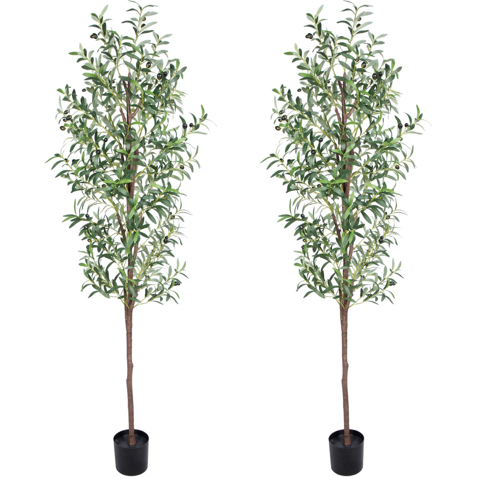 CETRD Artificial Olive Tree 6 ft 2-Pack