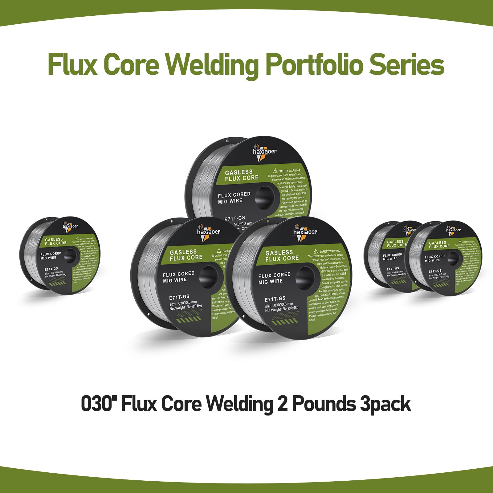 030'' Flux Core Welding Wire MIG Welding Wire 3 Pack 2 030'' Flux Core Welding Wire MIG Welding Wire 3 Pack 2