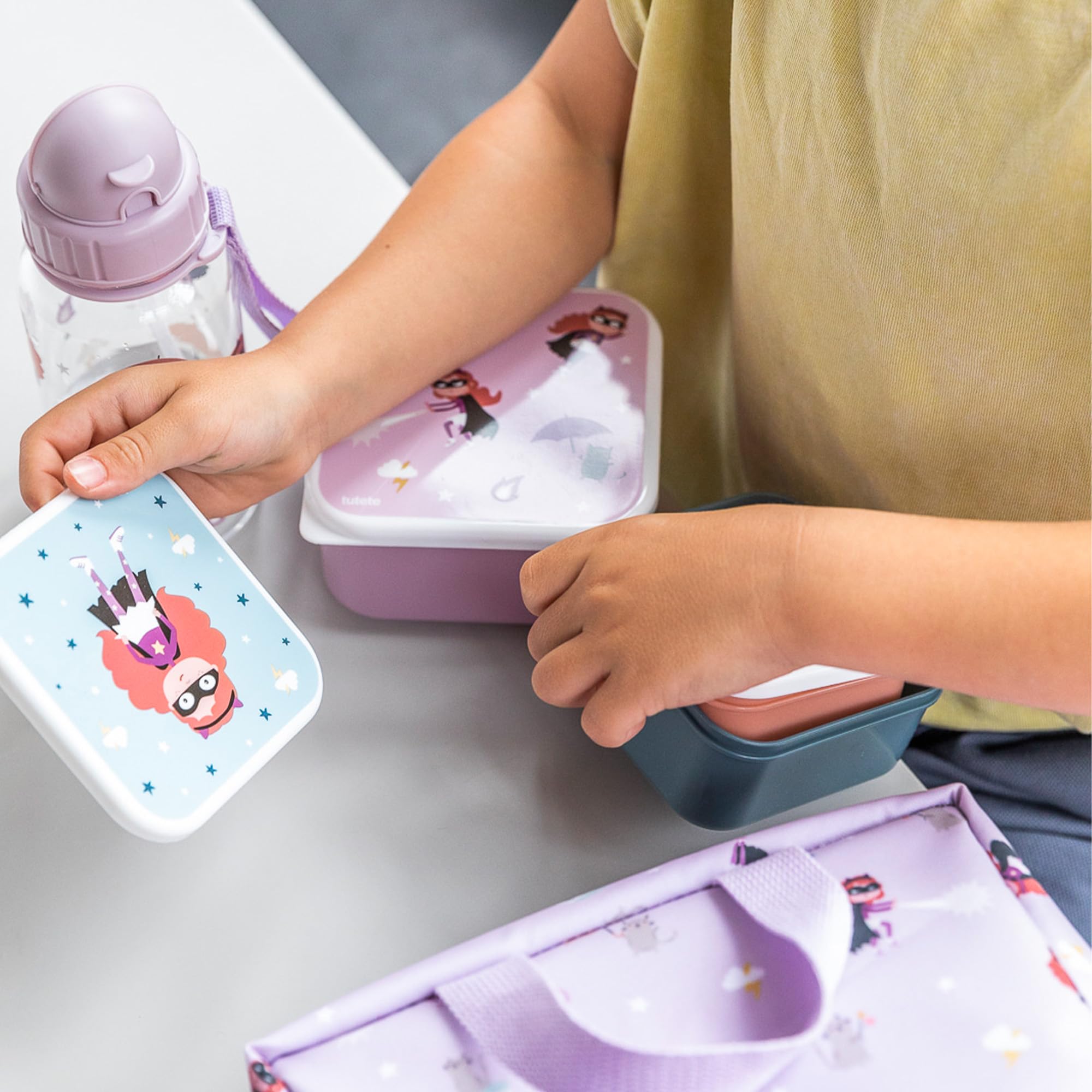 Porta Pranzo Personalizzato Per Bambini - Lunch Box Lavabile Con Nome - Foto 13