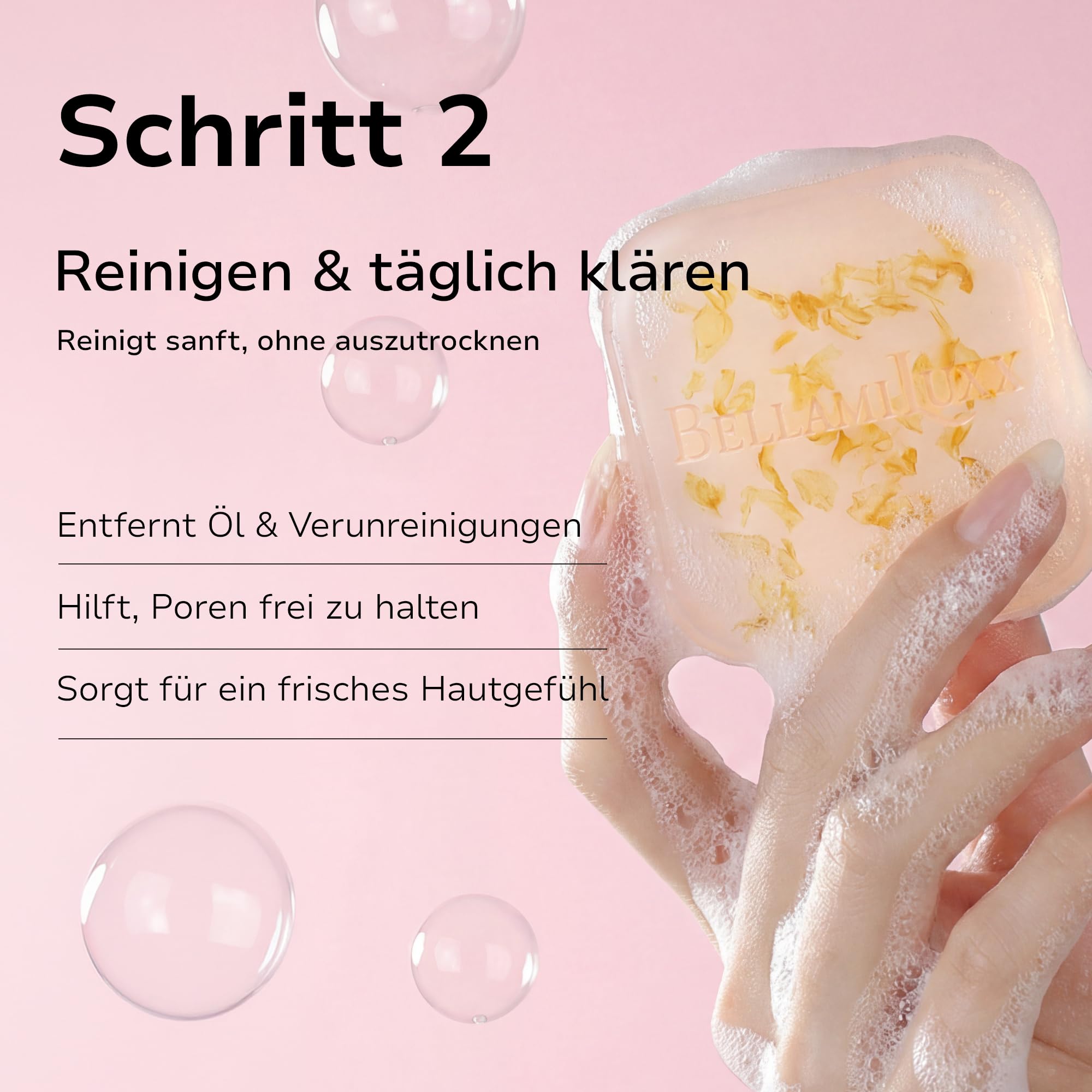 BellamiLuxx 3-stufiges Rücken- & Körper-Aknepflege-Set – Seifenstück, Peeling & Rücken-Spray – Für unreine Haut an Rücken, Brust & Schultern – Hilft bei Pickeln, verstopften Poren & Hautunebenheiten
