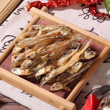 Dried Fish Jerky,Dried Seafood,Dried Fish,stock Fish,DRY FISH,dried Fish;fish Small Fish Dried Male Fish Dried Petrel Fish White Sail Fish Air-dried Self-dried Salty Small Fish (1000 grams)
