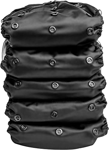 Miniatura 4 de Kinder Juego de 5 pañales de tela reutilizables para bebé, estilo bolsillo, tela atlética que absorbe la humedad, inserciones de viscosa de bambú,