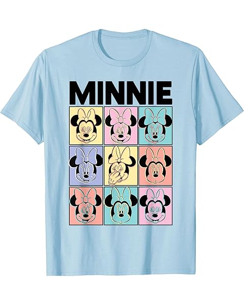 Disney - Minnie Mouse Pastel Boxes T-Shirt