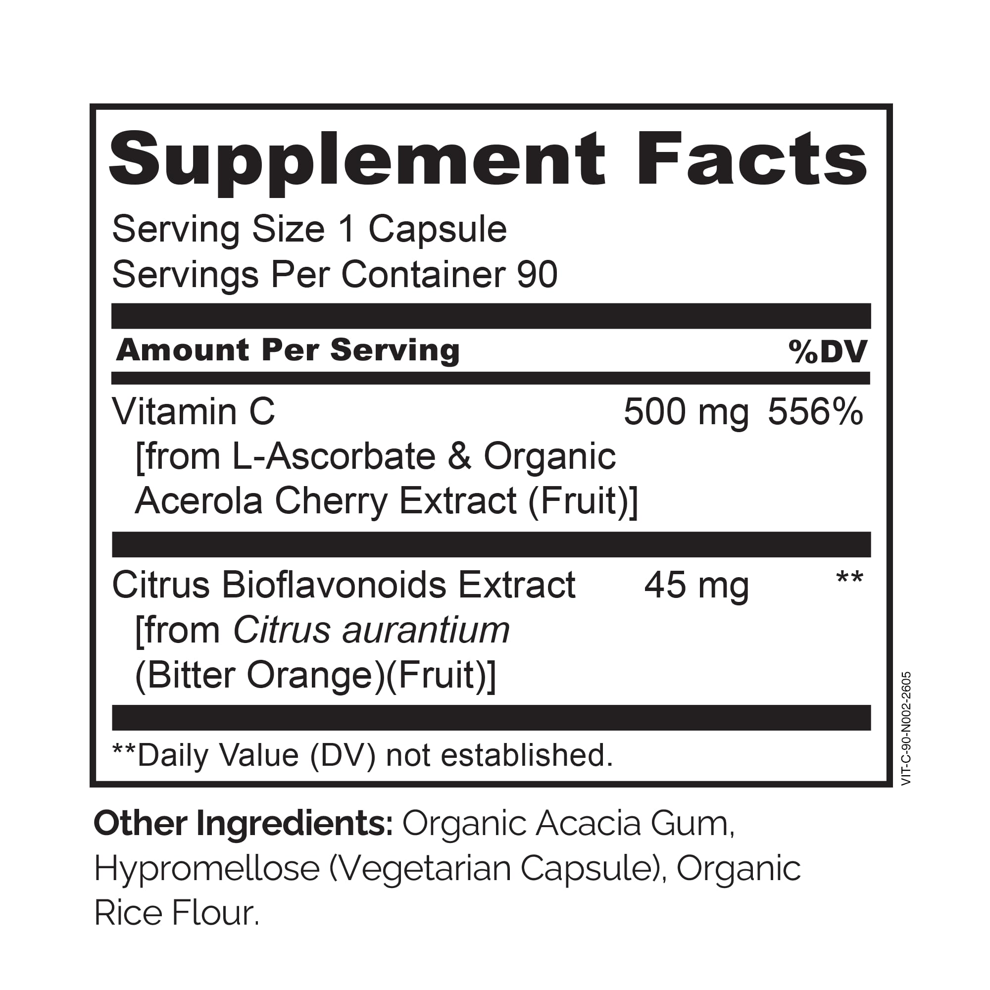 NATURELO Vitamin C 500 mg, Immune Support, Vegan, 90 Capsules — Amazon image 4