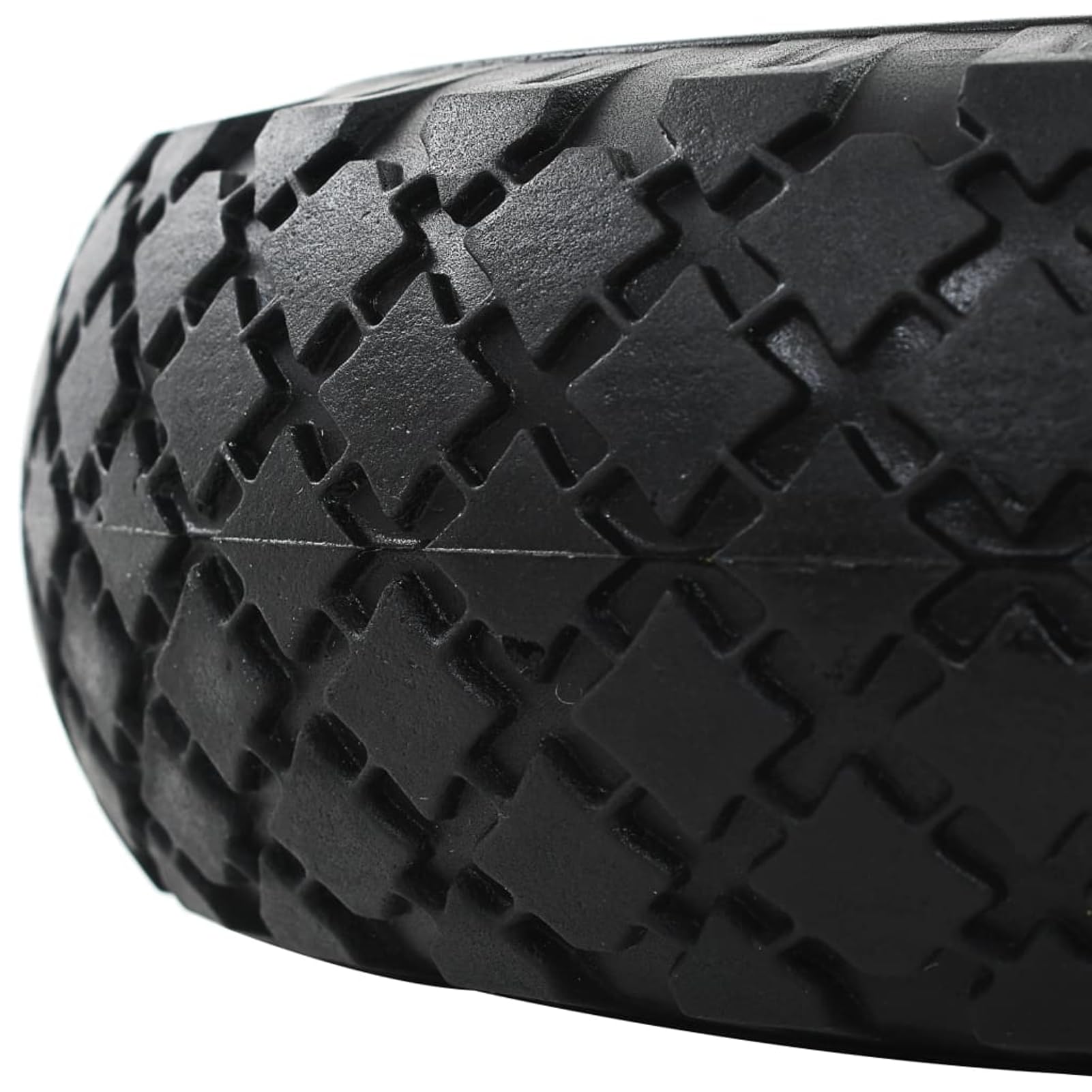 Sackkarrenräder 4 STK. Massives PU 3,00-4 (260x85) 142972