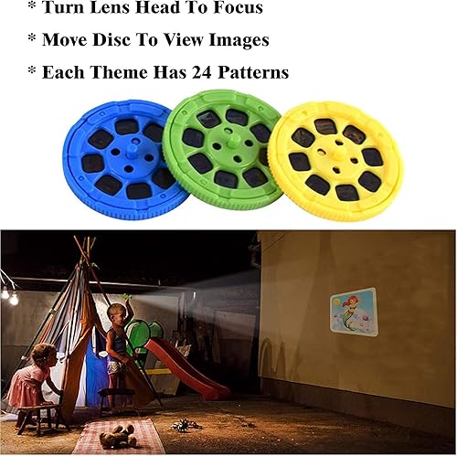 Miniatura 6 de Georgie Porgy Proyector para niños, juguetes educativos de ciencia, juego de pared para techo, antorcha, linterna para niños, regalos para niños y