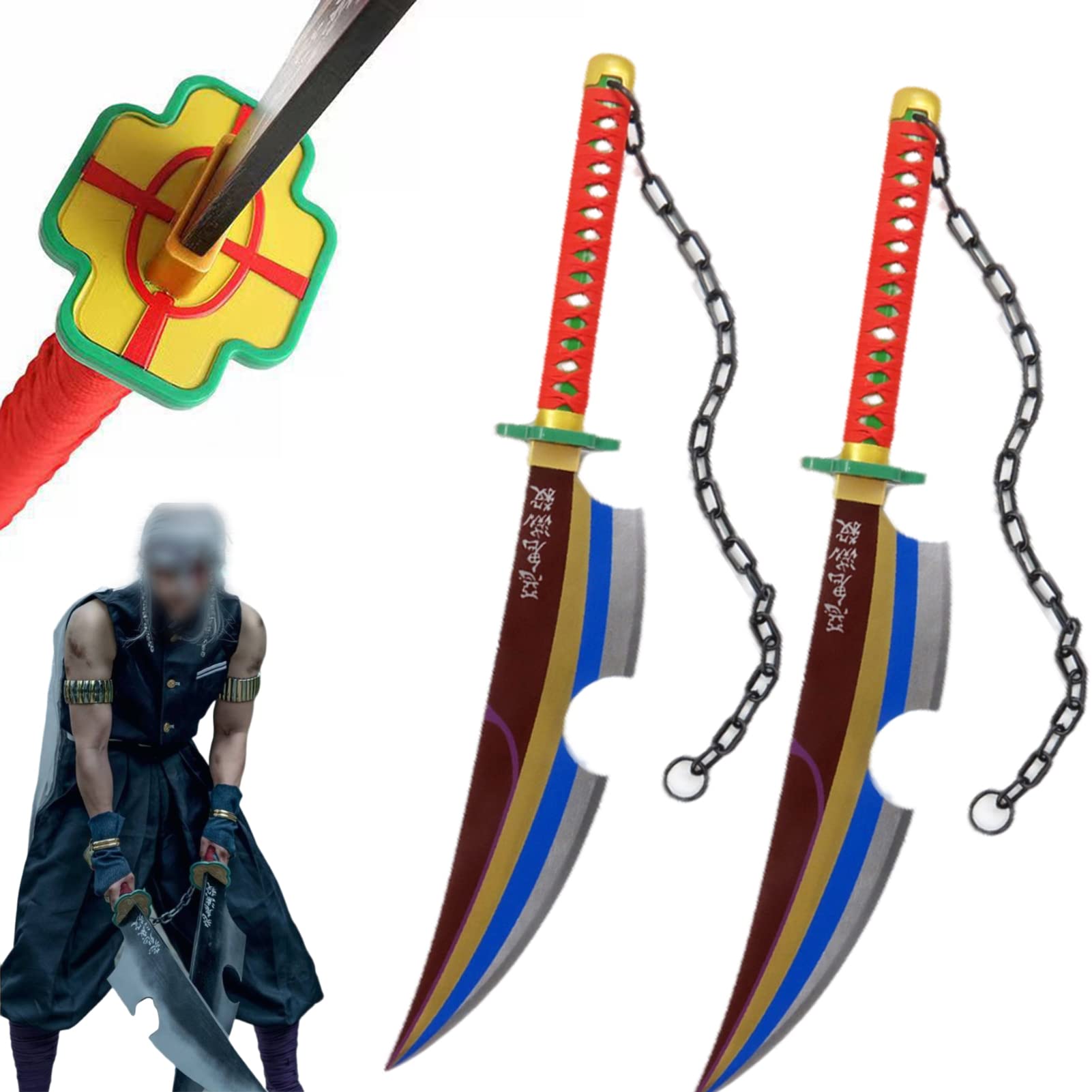 混沌の刃 コスプレ用プロップ 戦神5 クレイトス ダブルチェーンブレード 模造刀 混沌の刃 コスプレ用プロップ 戦神5 クレイトス ダブルチェーン