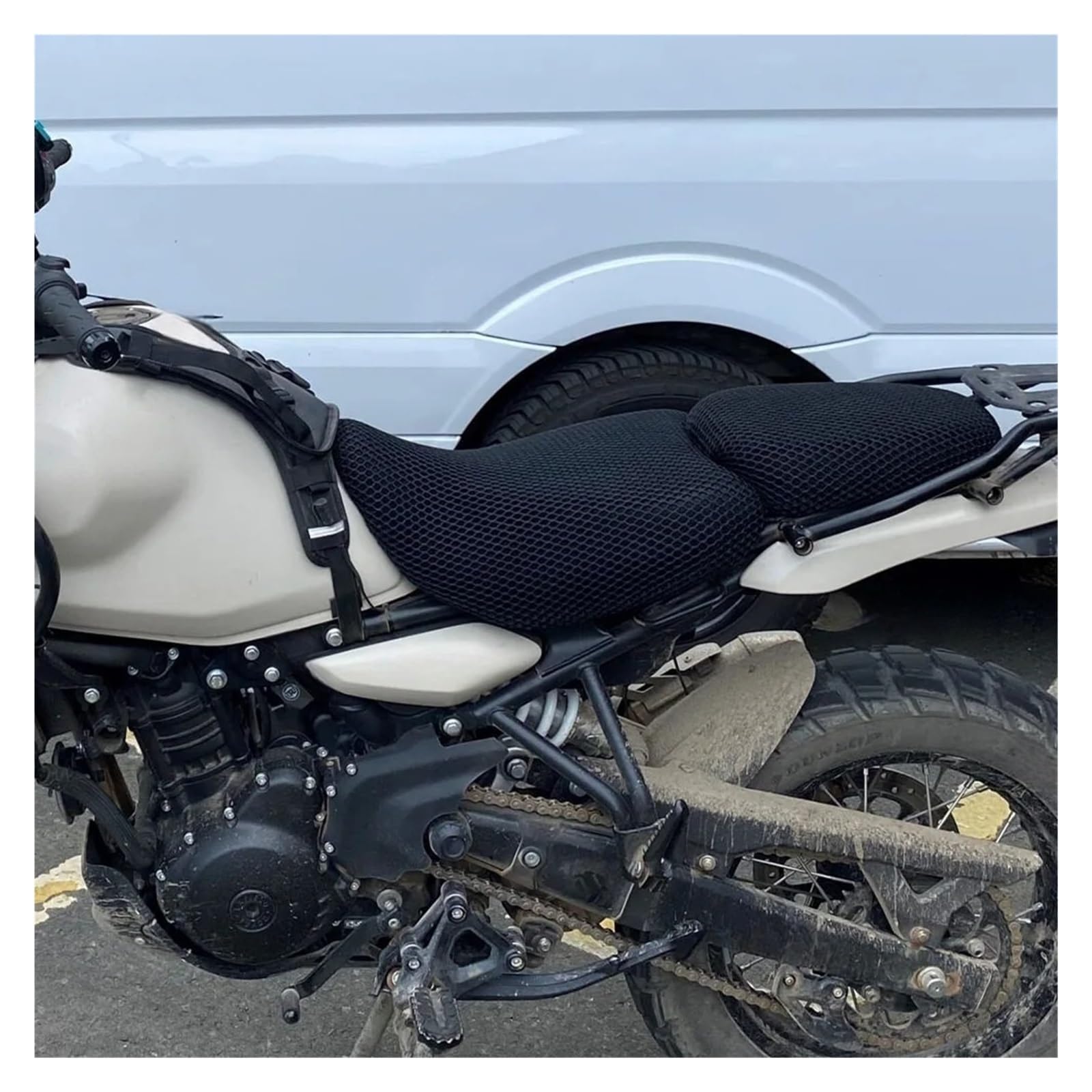 Proteggi cuscino per Rete 3D a nido d'ape per sedile 2024- Accessori per moto per coprisedili Coprisedile per moto