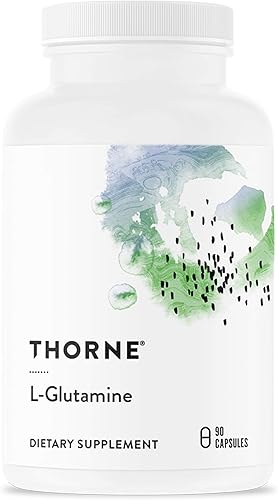 Thorne L-Glutamina - Suplemento de aminoácidos para la salud gastrointestinal y la función inmunológica 90 cápsulas