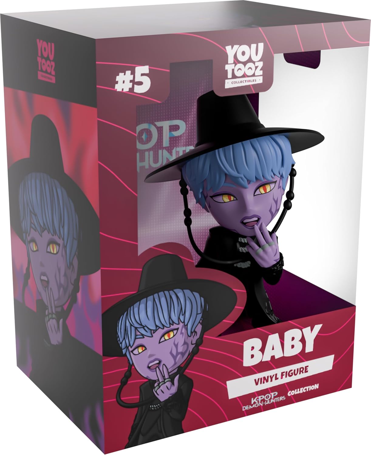 Youtooz Kpop Demon Hunters Abby 4.1" Vinyl Figure, Collectible Abby Figure from Kpop Demon Hunters Vinyl Collection