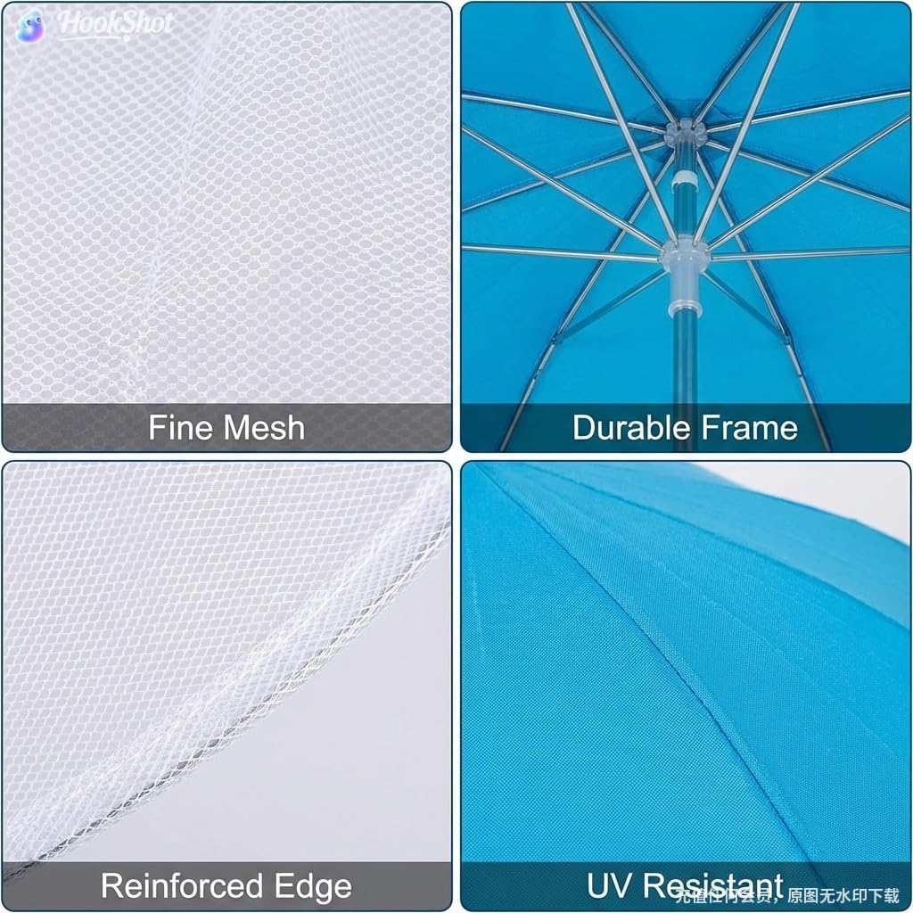 3 Pack 25.9" 2-in-1 Plant Umbrellas with Net Cover, Adjustable Plant Sun Shade with 3.9x2.2 ft Mesh Enclosure,Garden Umbrella, Citrus Trees, and Flowers from Birds and Insects