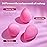 BEAKEY Latex-Free Blender Makeup Sponge for Blending, Pink Makeup Sponges Set, Soft Beauty Sponge, for Flawless Application of Liquid, Cream, and Powder Cosmetics
